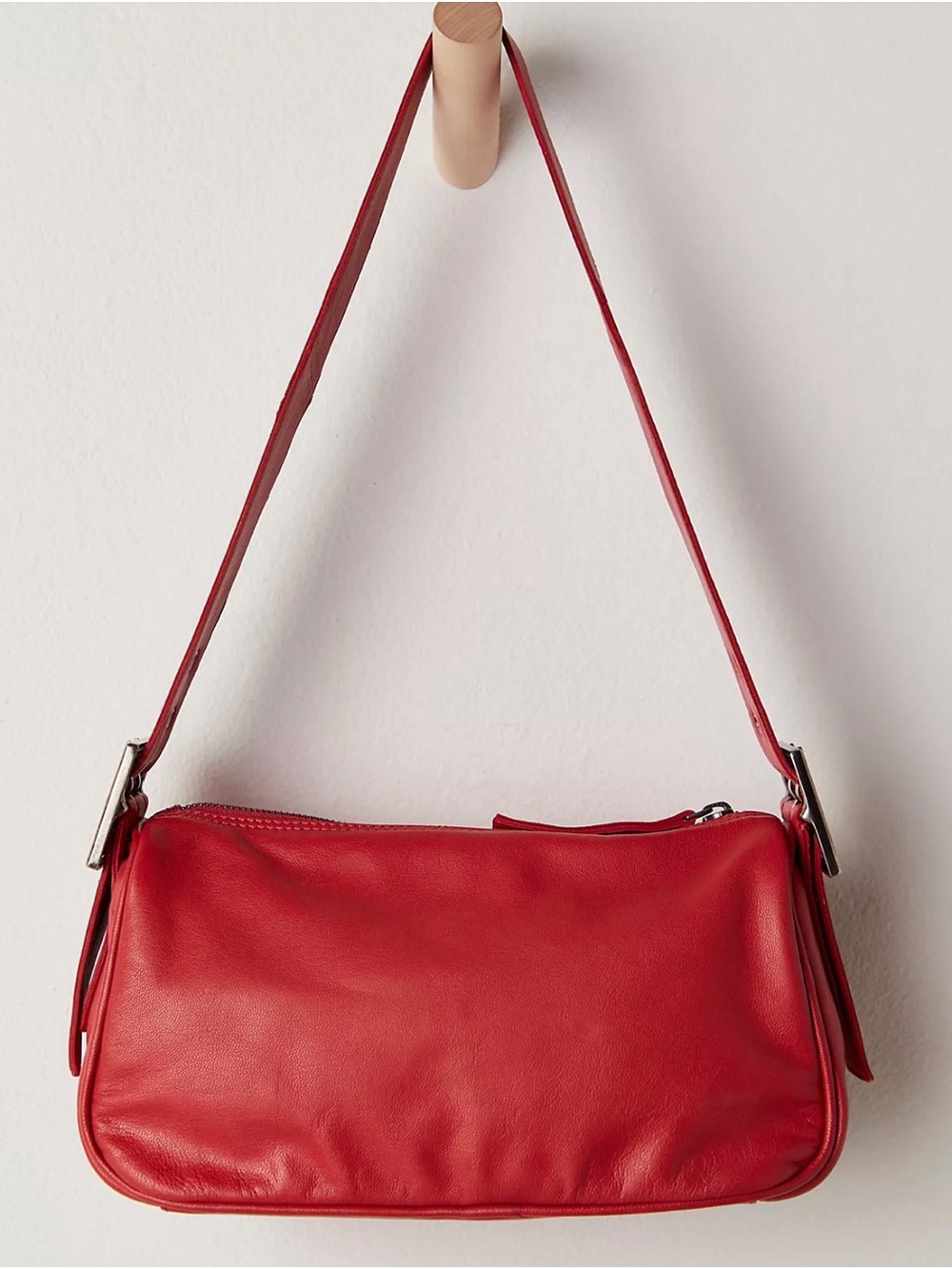 Free People Red Arm Candy Bag